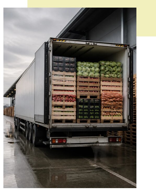 Перевозка плодоовощной продукции в Петергоф по цене от 5231 р. | Агросервис-Птф
