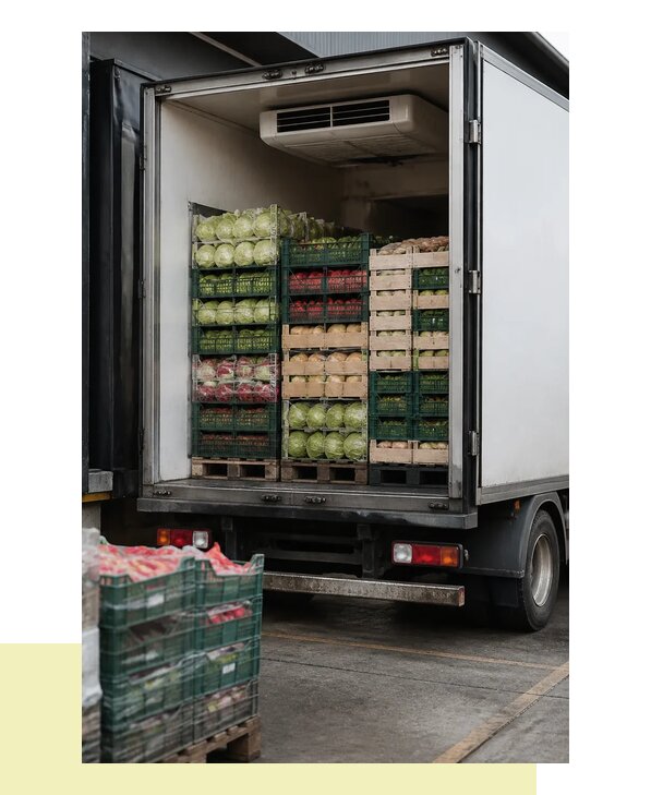Перевозка плодоовощной продукции оптом напрямую в Петергоф